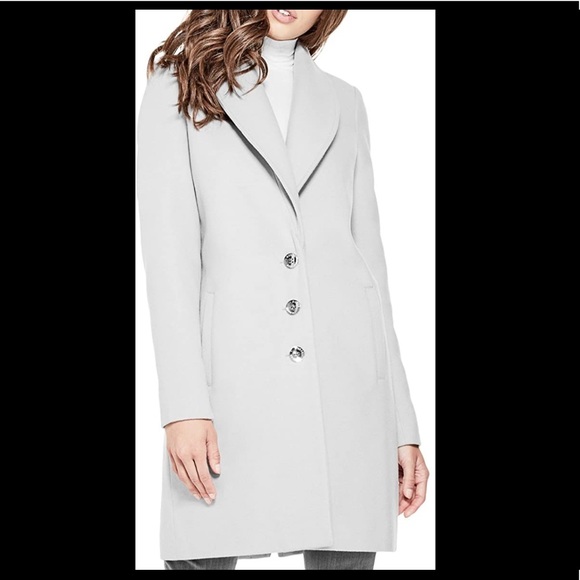 GUESS Light Gray 2-piece Coat 🧥 - Picture 8 of 8